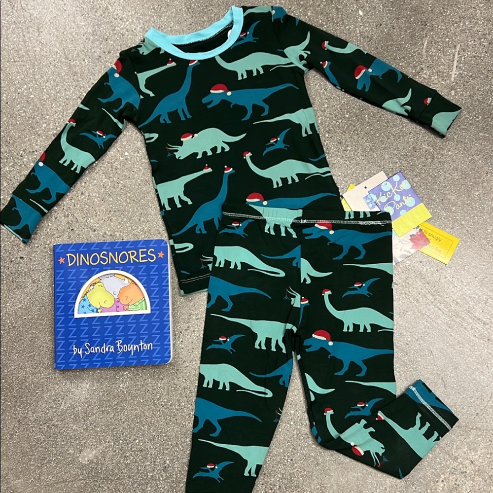 Kickee Pants PJ Dino Set
